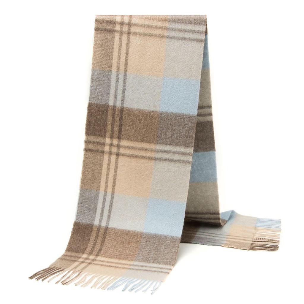 2025 British Plaid Wool Scarf for Men & Women - Warm, Autumn/Winter Style