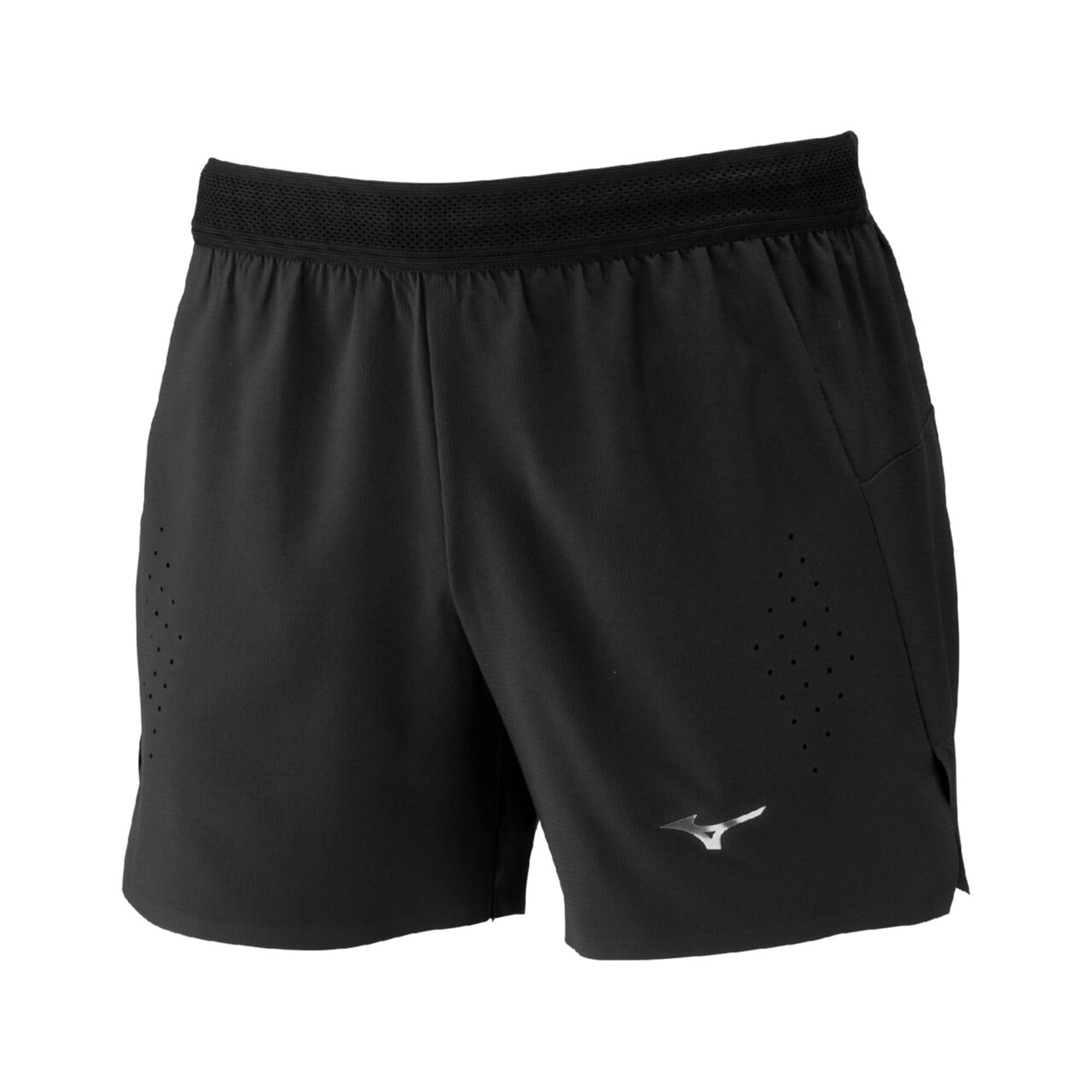 

Mizuno Running Wear Dry Stretch Premium Shorts with Inner Black Lining, Quick-Drying, J2MBC002, Men s, чёрный
