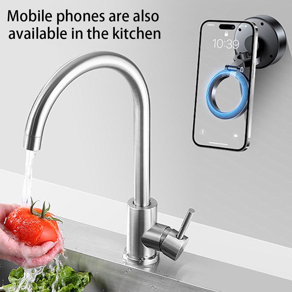 Magnetyczny Uchwyt na Telefon do Samochodu dla MagSafe Uchwyt Samochodowy Przyssawka Stojak na Telefon z Regulowanym Teleskopowym Ramieniem do Deski Rozdzielczej Szyby