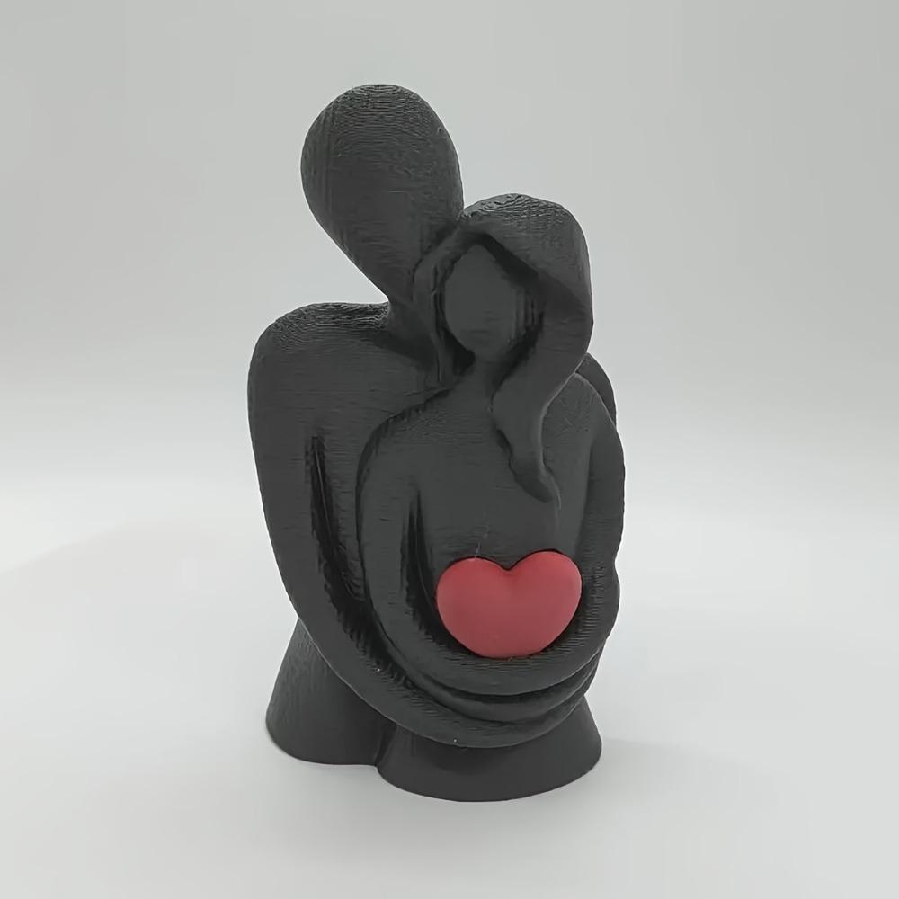 3D Printing Embracing Couple Decoration Ornaments, Modern Love Embracing Statues, Modern Love Art Statues, Perfect Gifts