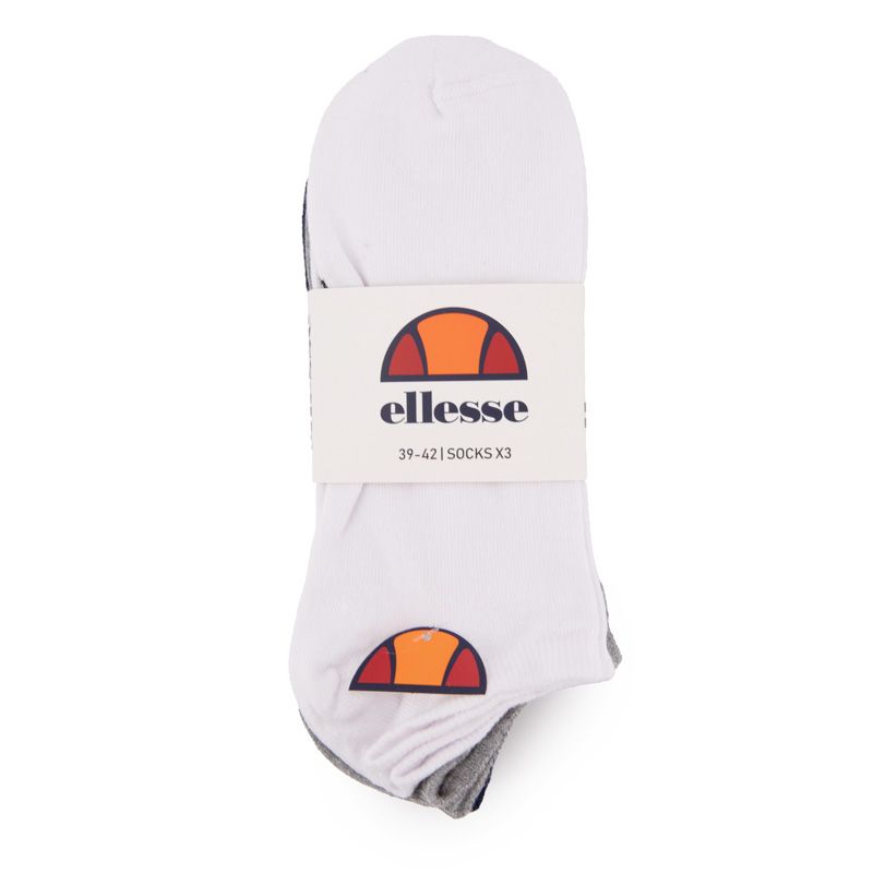 Chaussettes courtes imprimé logo coloré x3 Homme ELLESSE