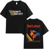 Arc Raiders Game Dont Shoot Funny Chicken Graphic Tshirt Men Women Casual Oversized Fashion Harajuku Clothing Tshirts