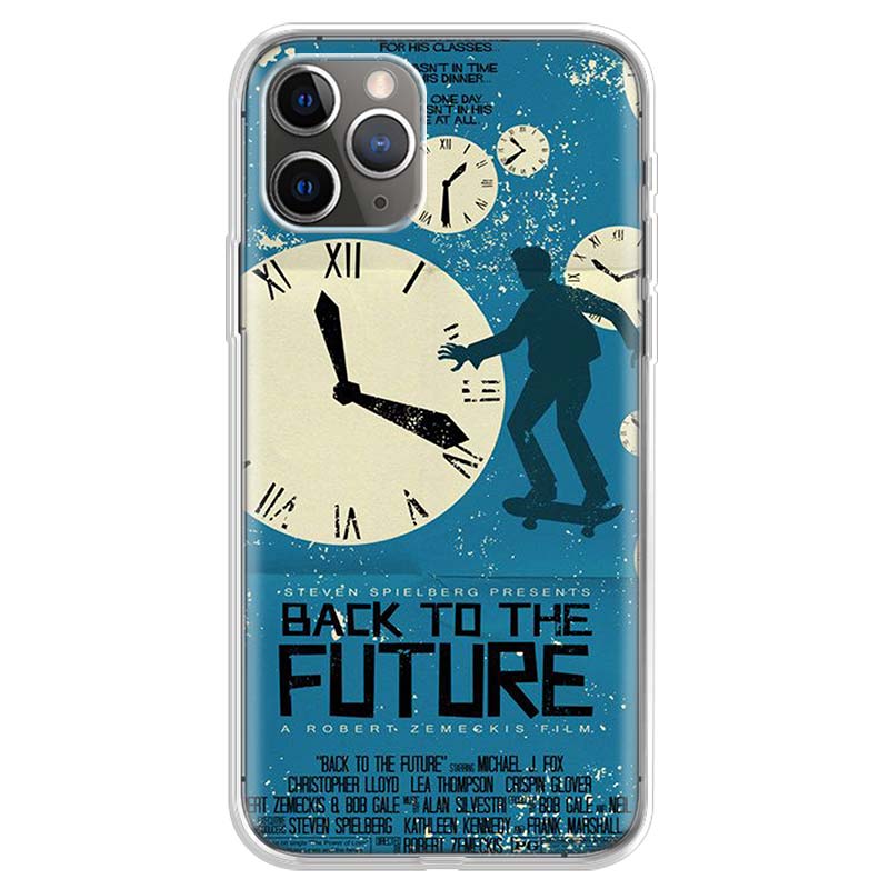 Classic Movie Back To The Future Vintage Phone Case For Apple iPhone 11 13 14 15 16 12 Pro Max 16E SE X XR XS 7 8 Plus Pattern S