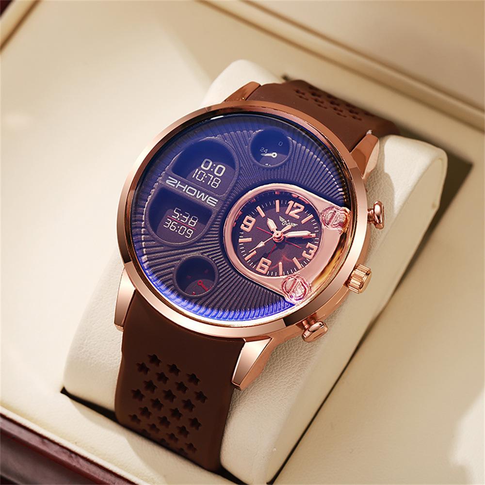 Boys Big Dial Creative Sports Men S Watch Casual Silicone Boys Student Quartz Watch