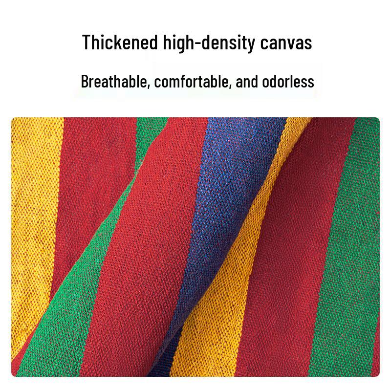 Outdoor Camping Anti-Rollover Canvas Hammock