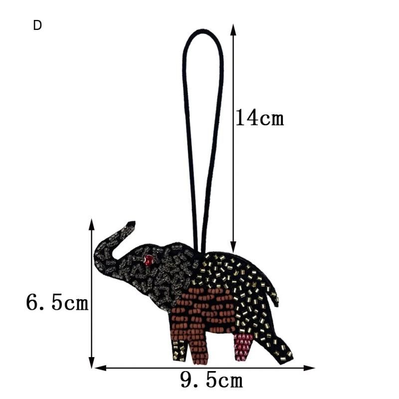 Zvířecí korálková nášivka Tygr Leopard Zebra DIY nažehlovací aplikace na tašky Ozdoba na šňůrku Přívěsek