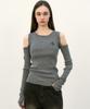 Nigaennikol Nicole Warmer Ribbed Off Shoulder Knit_6 Color