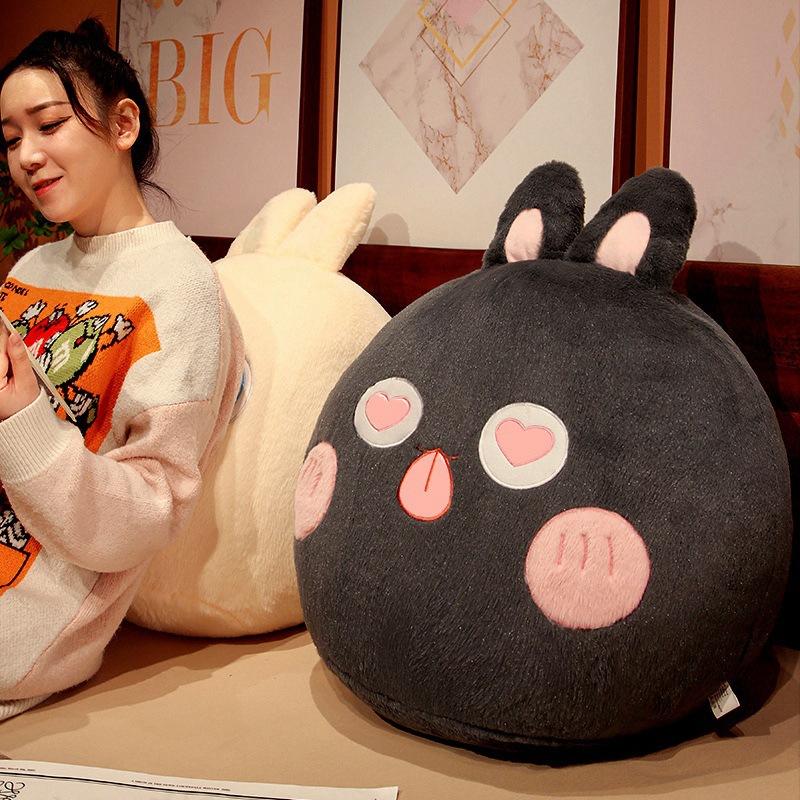 Niedliches weiches niedliches Kaninchen Kissen Plüschtier Puppe Kinder Schlaf beruhigende Puppe Mädchen Geburtstagsgeschenk