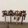 Natural Nut Husk DIY Craft Kit Whimsical Design Nut Husk Wand Rattle drum  Different Occasions