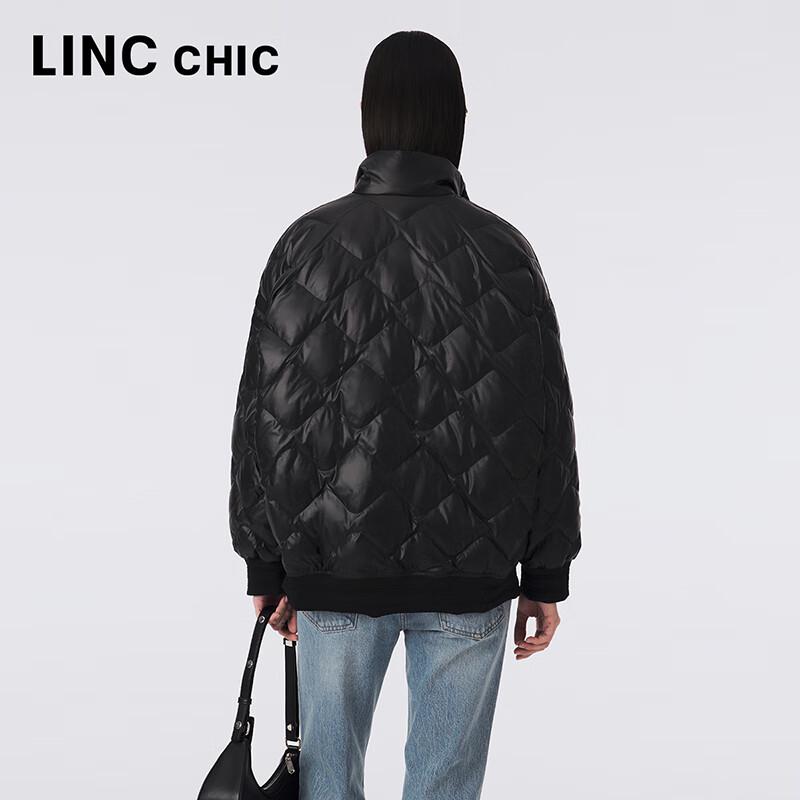 Jinyujie Damen Leichte Cropped Daunenjacke