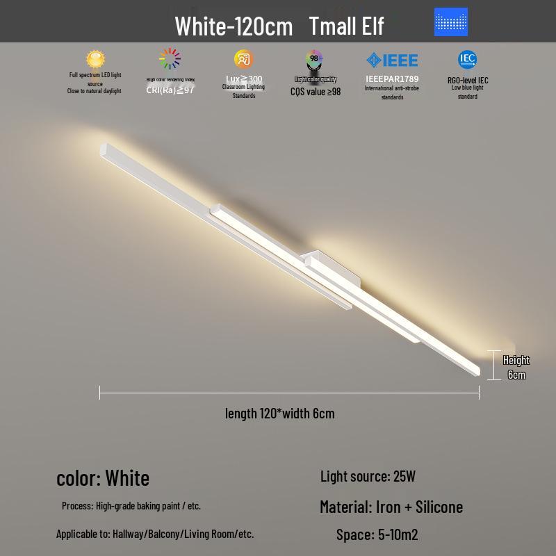 2025 Modern Minimalist Hallway & Corridor Light - Simple Design for Entrance, Balcony & Wardrobe Spaces