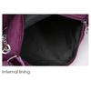 Borsa a tracolla da donna di grande capacità impermeabile resistente all'usura con tasche multiple per pendolarismo e tempo libero all'aperto