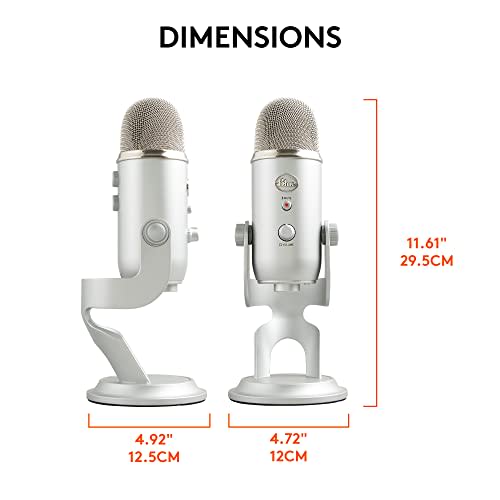 Blue Microphones Yeti - Microphone USB Argent, Argent, 1950