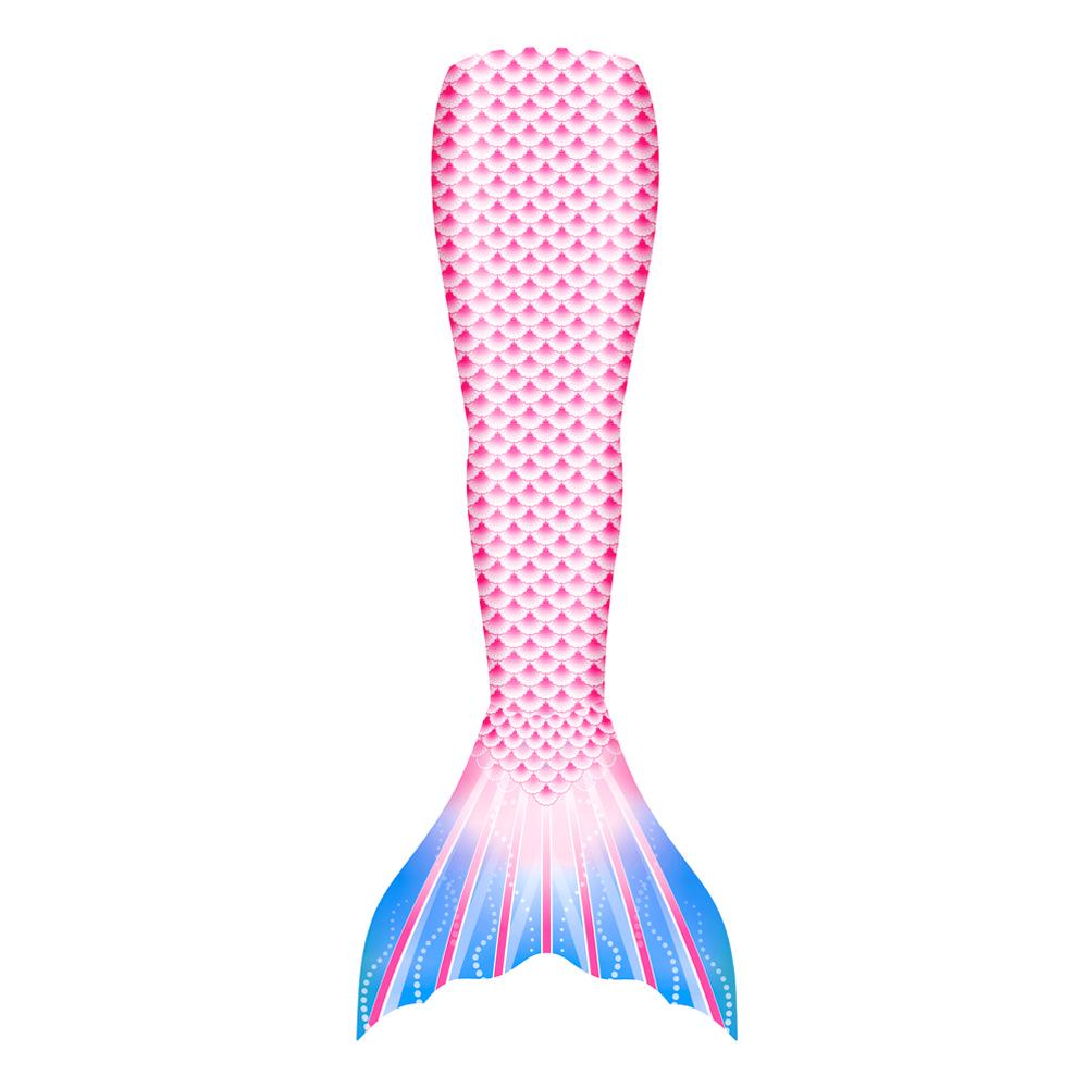 

Комплект из трех предметов купальника с хвостом русалки для девочек - Быстросохнущее, Высокоэластичное бикини Size 130