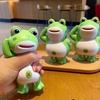 Decompression Artifact Salute Frog Toy Slow Rebound Ornament Doll Cute Doll Pinch Music Children's Toy