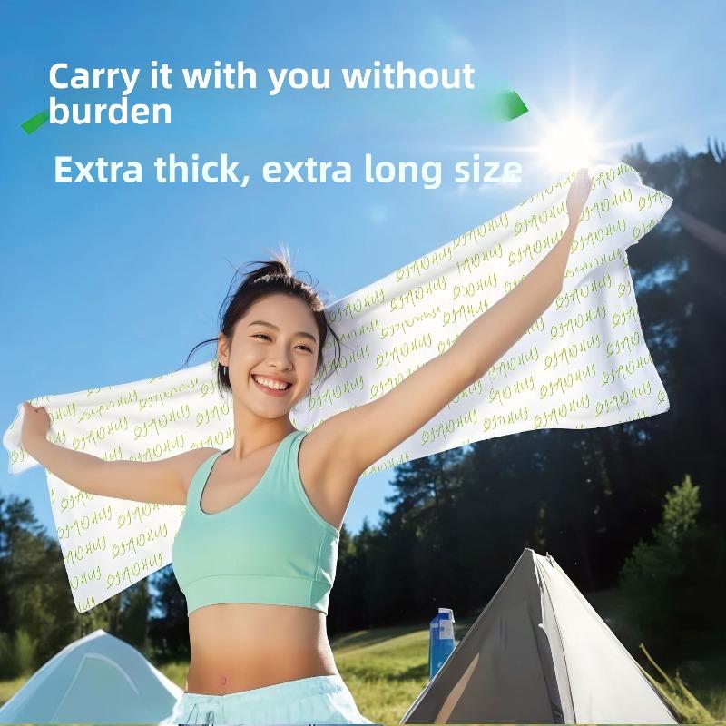 Cooling Ice Wipes, Cool-feeling Towels, Neck-hanging Cold Sensation, Refreshing Exercise, Sweat-removing Ice Sensation Wet Wipes