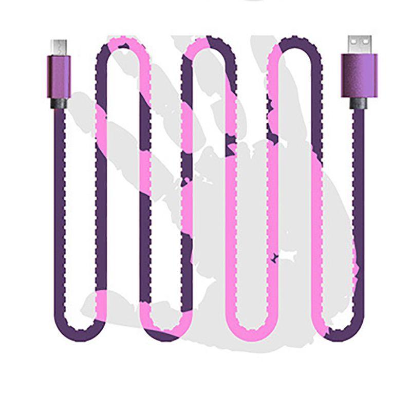 

Premium Quality Micro Usb Cable Creative Charger Data Line For Effortless Android Charging Needs фиолетовый