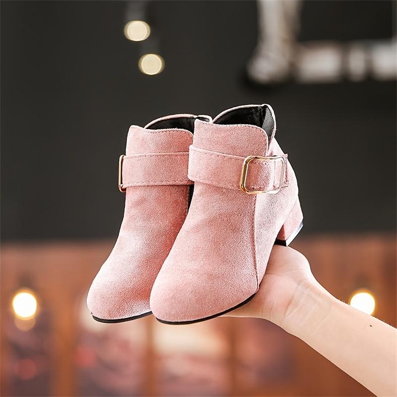 Youngsters's Girls' High Heel Boots Simple Fashion