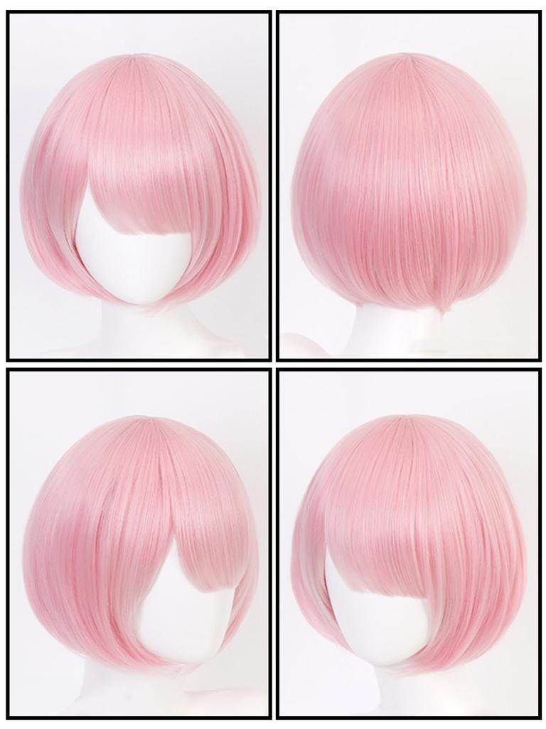 NIUKACOS Rem and Ram Cosplay Costume with Wig from Re:ZERO -Starting Life In Another World-, Anime, Maid Outfit for Adults, Perfect for Halloween, Pho