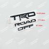 Suitable for Toyota 4RUNNER TRD Matte Black Letter Badge Replacement Self-adhesive Back AC9