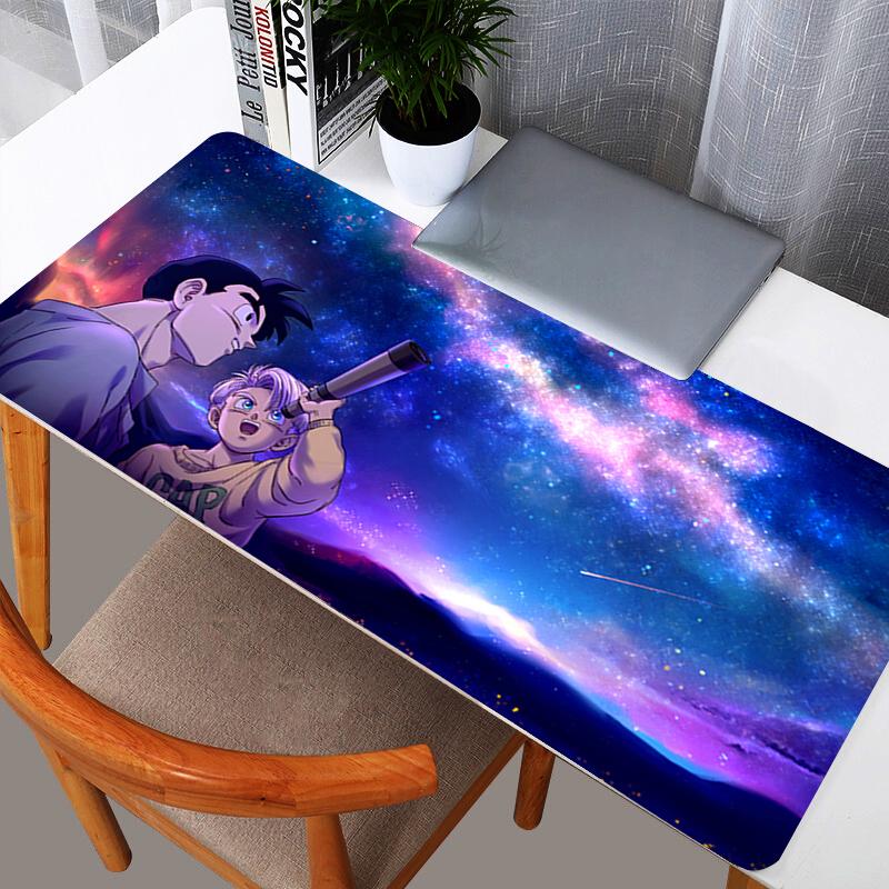 DBZ Dragon Ball Trunks Mouse Pad Large XXL PC Desk Mat Gamer Office Carpet Keyboard Table Gaming Accessories Mousepad
