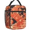 Genshin Impact Fall Kazuha Insulated Lunch Bag for Women Resuable Anime Game Cooler Thermal Lunch Box Kids School Children
