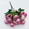 15 heads Artificial Silk Rose Flowers Bridal Bouquet for Home Wedding Floral Arrangement Garden Artificial Flowers DIYGift Decor