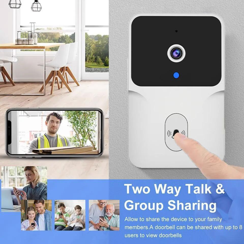 Home WiFi Mobile Intercom Video Doorbell Camera M8