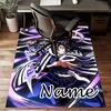 Custom Demon Slayer Mat Personalized Name, Polyester Washable Indoor Entryway Rug, Gift for Christmas, Easter, Thanksgiving Day