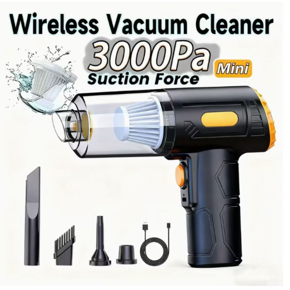 Powerful Suction Wireless Vacuum Cleaner Lightweight Mini Vacuum Cleaner  Vehicle Maintenance