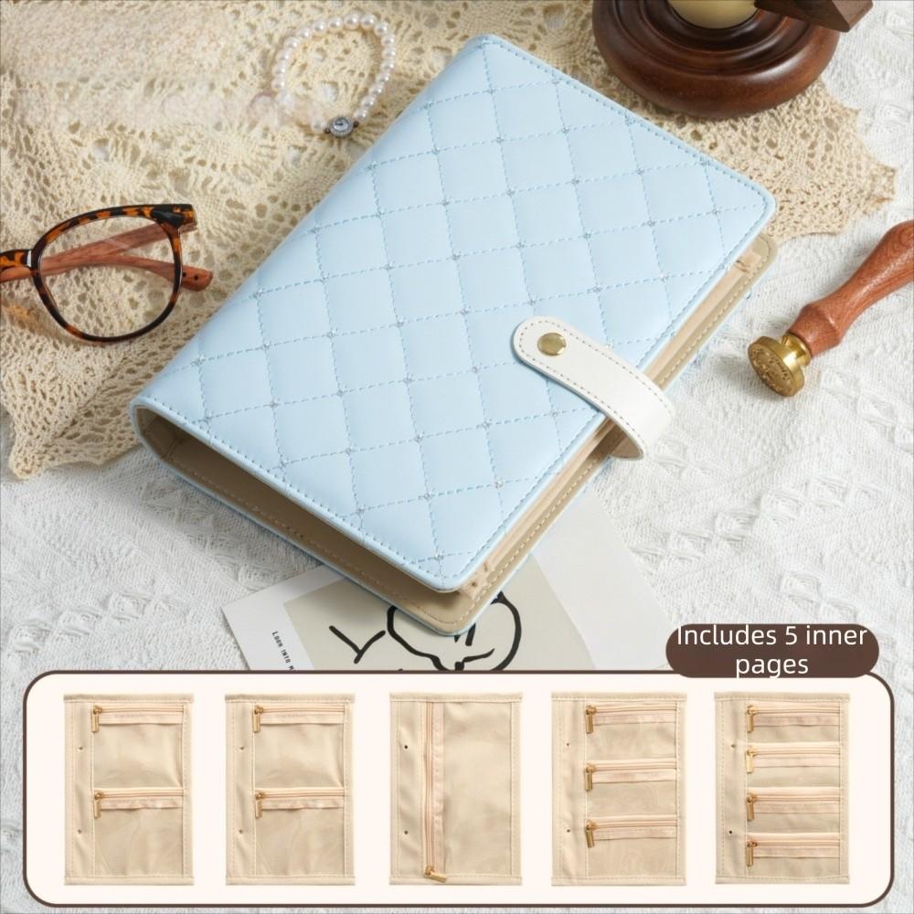 Portable Jewellery Binder Zipper Jewelry Storage Bag Elegant Jewelry Storage Book  Travel