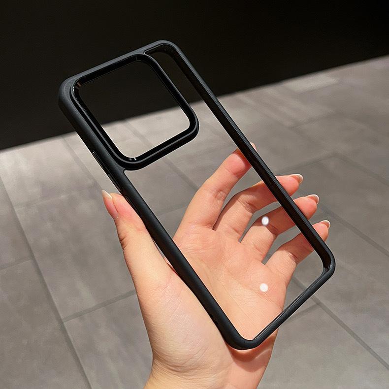 Geeignet für Xiaomi 15pro Acryl Xiaomi 14pro Metallrahmen Vollständige Abdeckung Transparent 14 High-End-Haptik 15 Schutzhülle