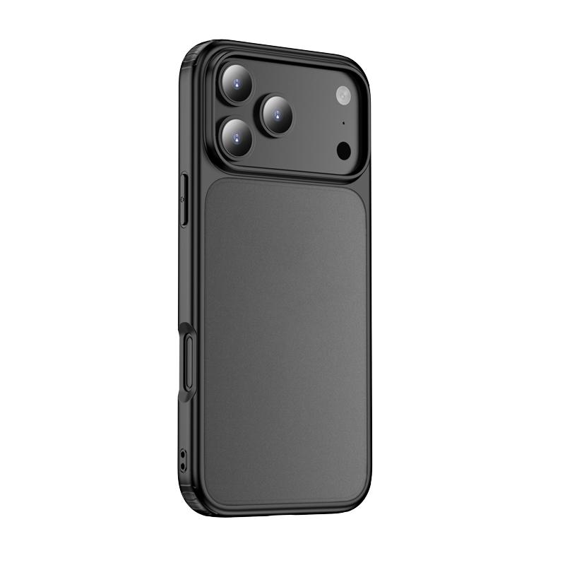Custodia Magnetica Premium Opaca Antiurto per IPhone 17 Air 16 15 14 Plus Pro Max Copertura Corazza Robusta con Sensazione di Pelle