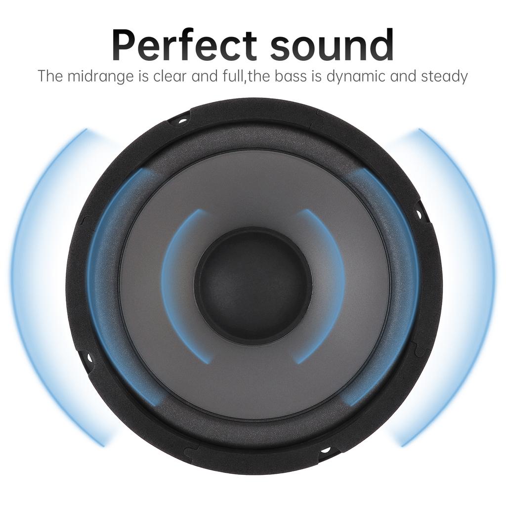 Pair 6.5 Inch 600W 2-Way Coaxial Car HiFi Speakers High Power Handling Silk Dome Tweeter Weatherproof Full Boost