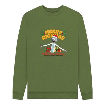Rick And Morty Unisex Adult Happy Human Holidays Sweatshirt
