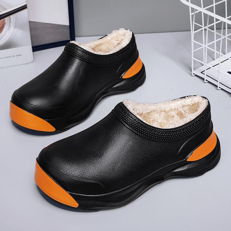 

Мужские тапочки зимние уличные теплые пушистые тапочки 2024 зимние тапочки домашние плюшевые женские хлопковые туфли унисекс зимние хлопковые туфли 36-37 чёрный