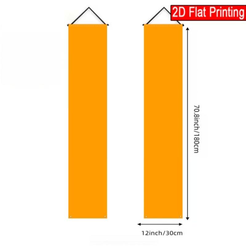 2pcs Birthday & Graduation Elegant Door Banner Golden