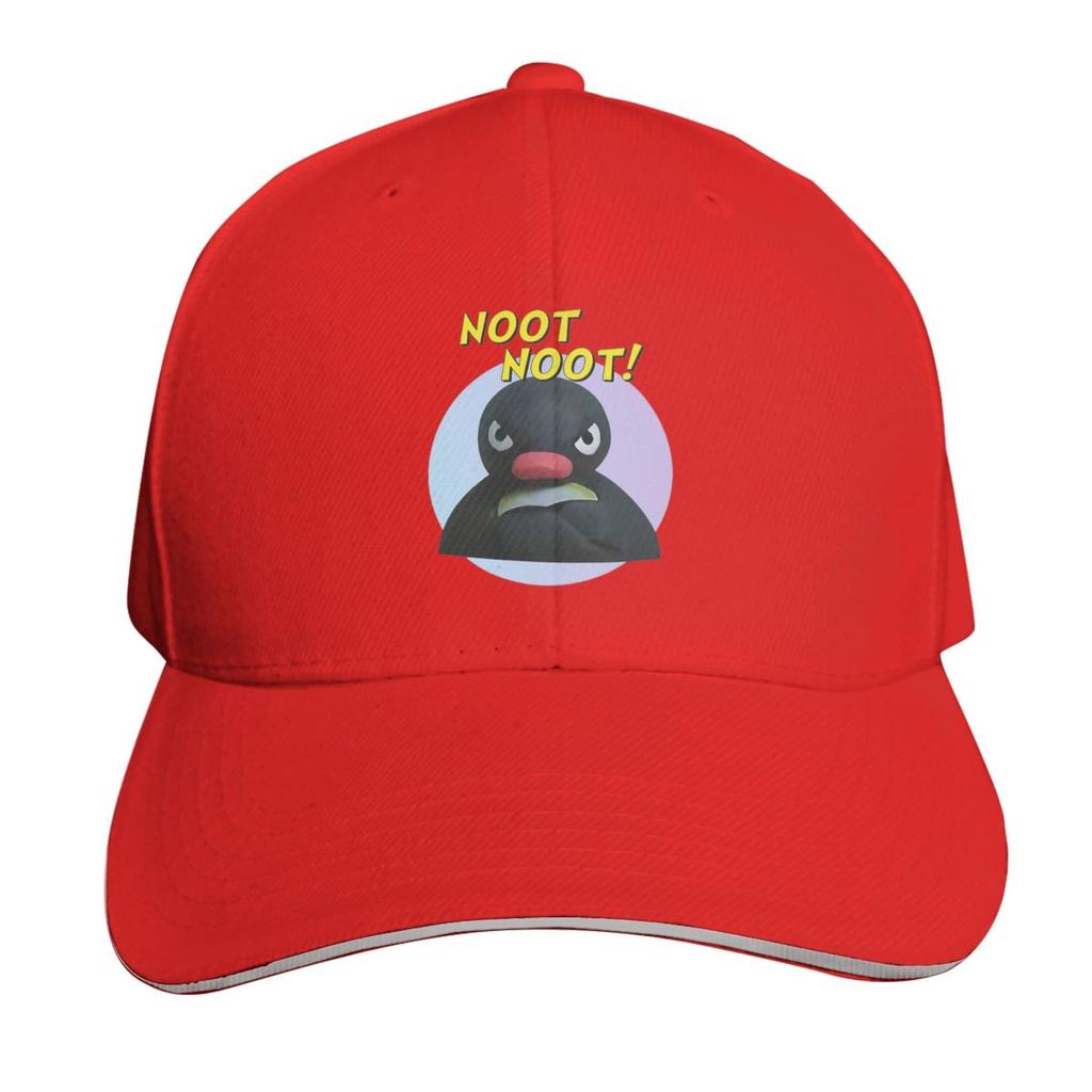 Pingu Noot Noot Logo Angery Pingu Cap Fashion Casual Baseball Caps Adjustable Hat Hip Hop Summer Unisex Baseball Hats
