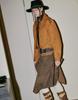 Pagsi Dual Buckle Asymmetrical Skirt_Brown