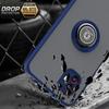 KEYSION Fashion Matte Case for Samsung XCover 6 Pro Transparent Shockproof Ring Stand Phone Back Cover for Galaxy XCover6 Pro 5G