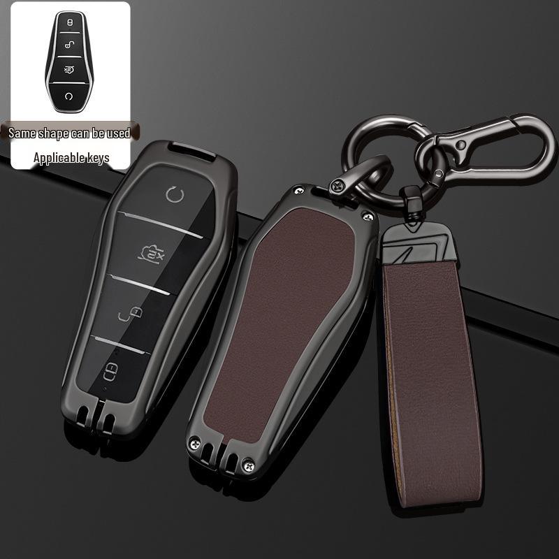 BYD Key Case: Compatible with Song QinPLUS/dmi, Dolphin E2, Tang Han EV, E3, Destroyer 05 - Full Coverage Shell