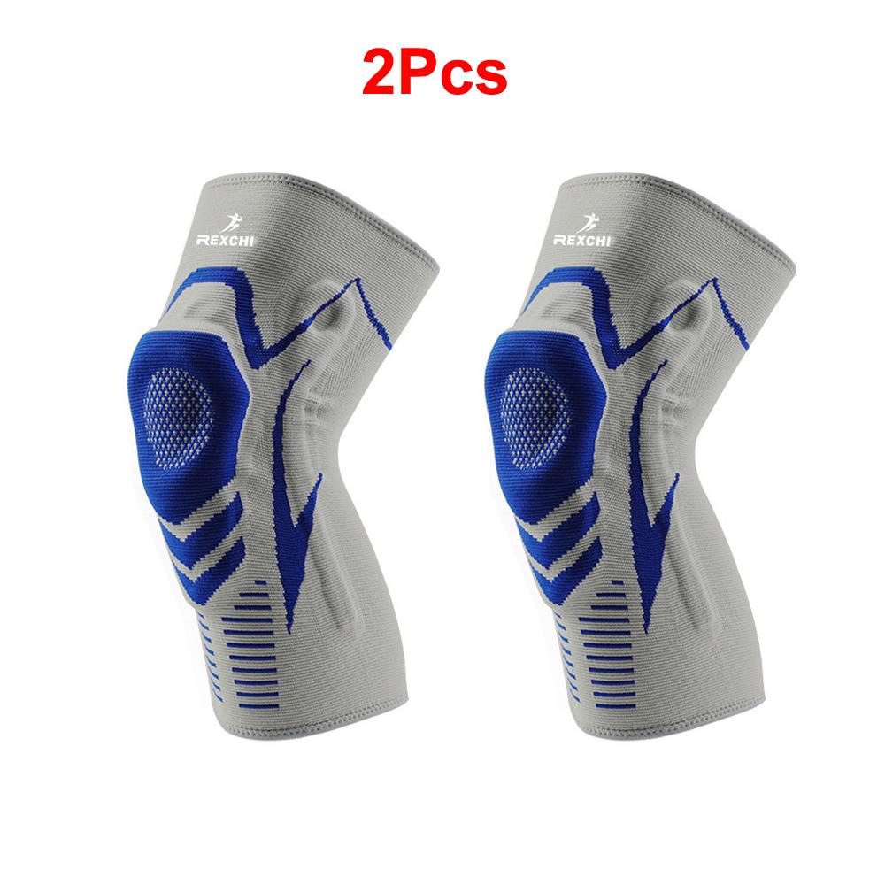 Sportliche Kompressions-Kniebandage mit Patella-Gelkissen & seitlichen Stabilisatoren zur Linderung von Meniskusrissen, Kreuzbandrissen, Arthritis und Gelenkschmerzen für Männer