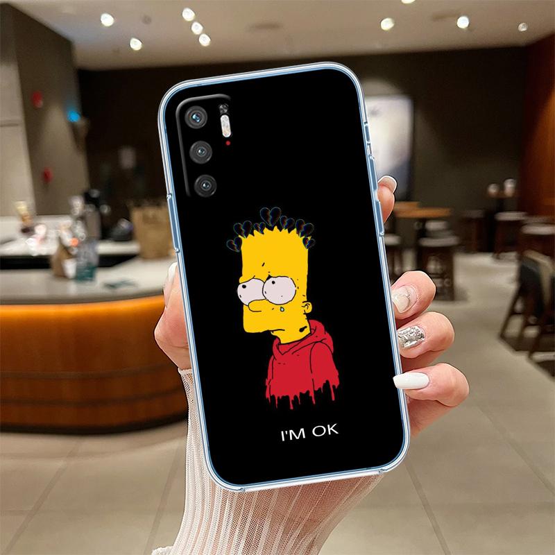RE53 S-Simpsons Transparente Handyhülle für LG K22 K30 K40 K40S K41 K42 K50 K50S K51 K51S K52 K61 K62 K71 K92 Q60 Q61 V40 V50 V60