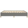 Vidaxl Bed Frame Without Mattress, Dark Gray, 160X200 Cm, Upholstered