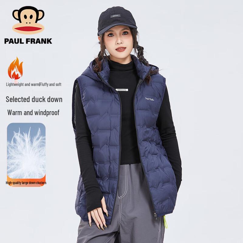 paul frank Unisex Hooded Down Puffer Vest