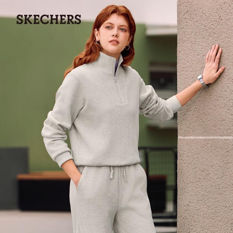 Skechers Women's L425W012 Knitted Pullover Sweatshirt