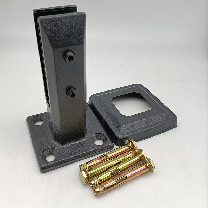 Stainless Steel Glass Clip for Pool, Stair, and Balcony Railings