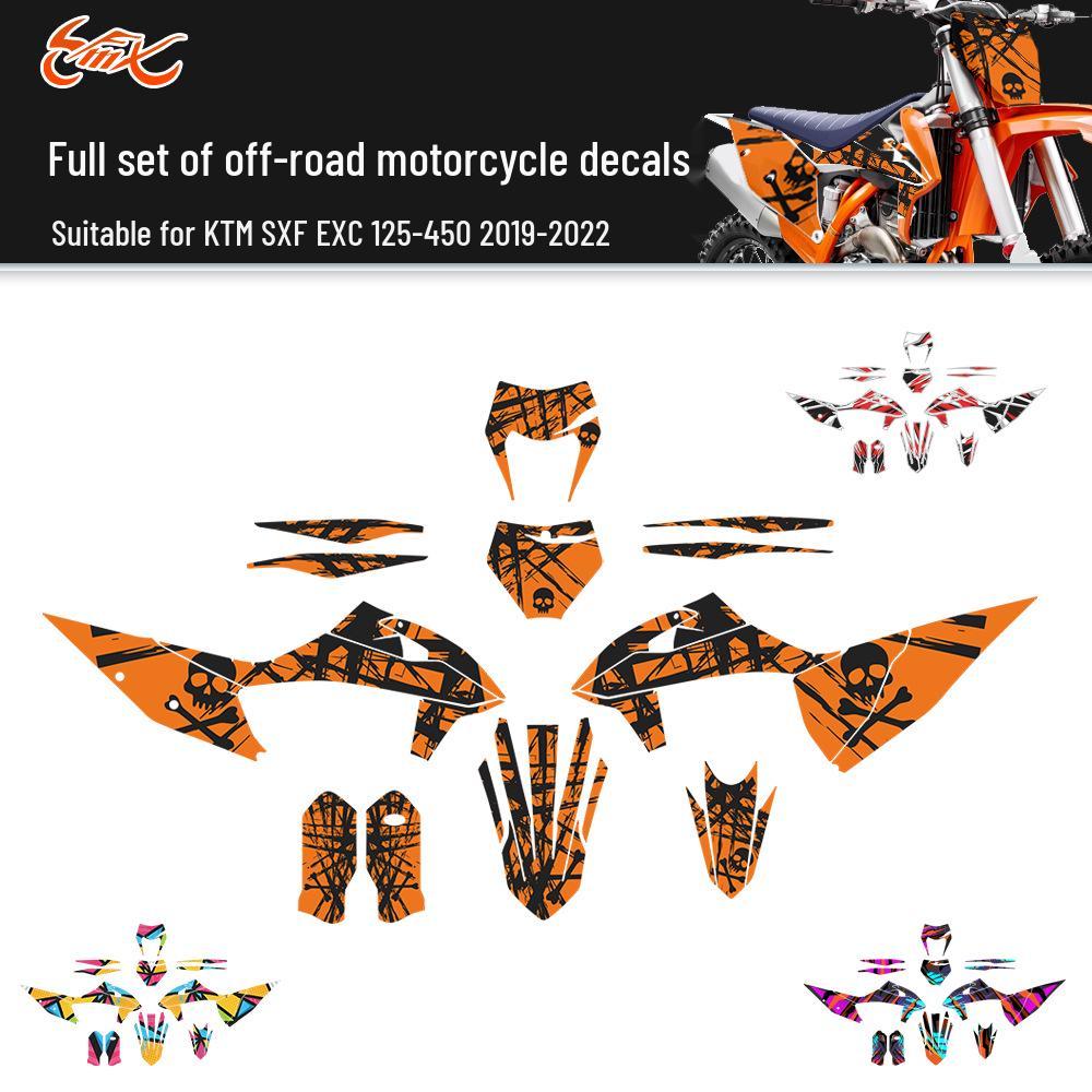 Decorative Film Stickers for SX SXF 19-21 & EXC XC XCW 20-22 Motorcycles