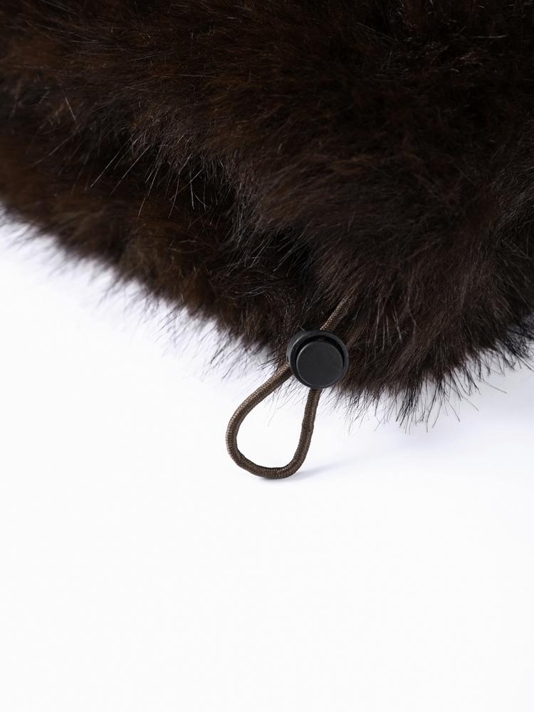 Women's Fur Hoodie Women's Hooded Pullover Women's Loose Hoodie Women's Brown Hoodie 2026
