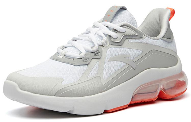 Men's Sneakers Anta Coverage Rebound Low top Running Shoes Men's White Gray Orange